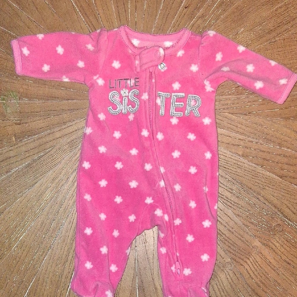 Child of Mine Pink 'Little Sister' Footie